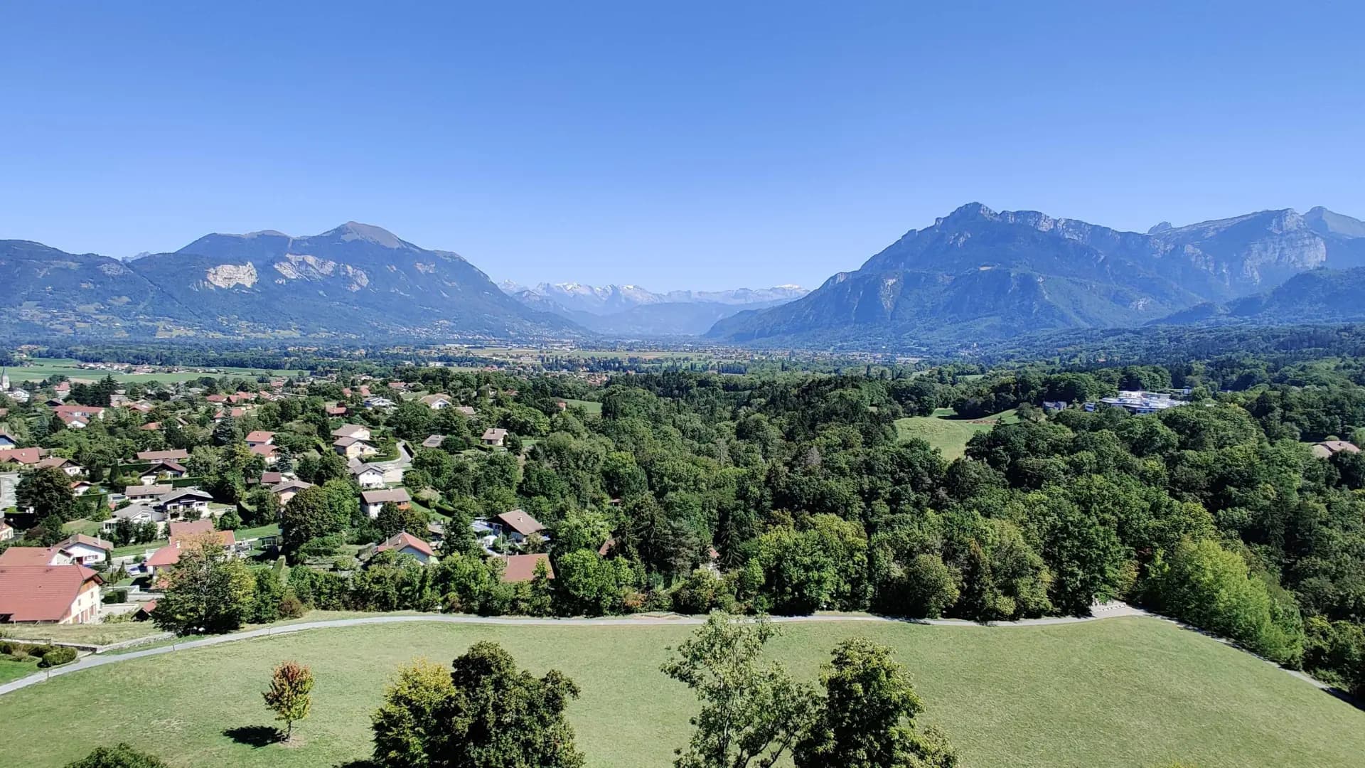Vue sur la Haute-Savoie