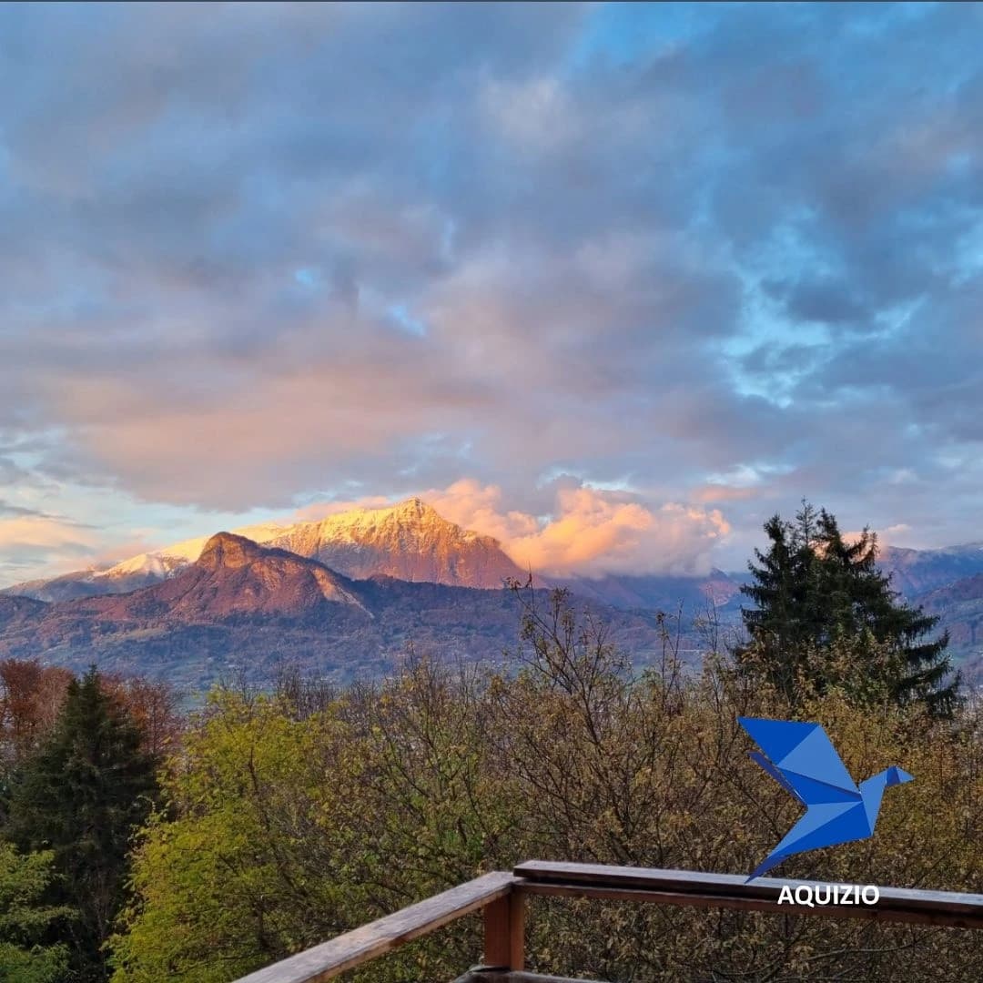 Vue montagne en Haute-Savoie